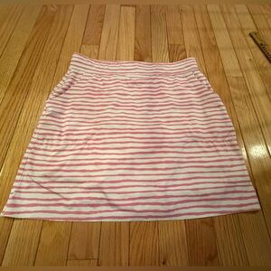 Belyn Key Pink and White Striped Pencil Skort tennis Pickleball
